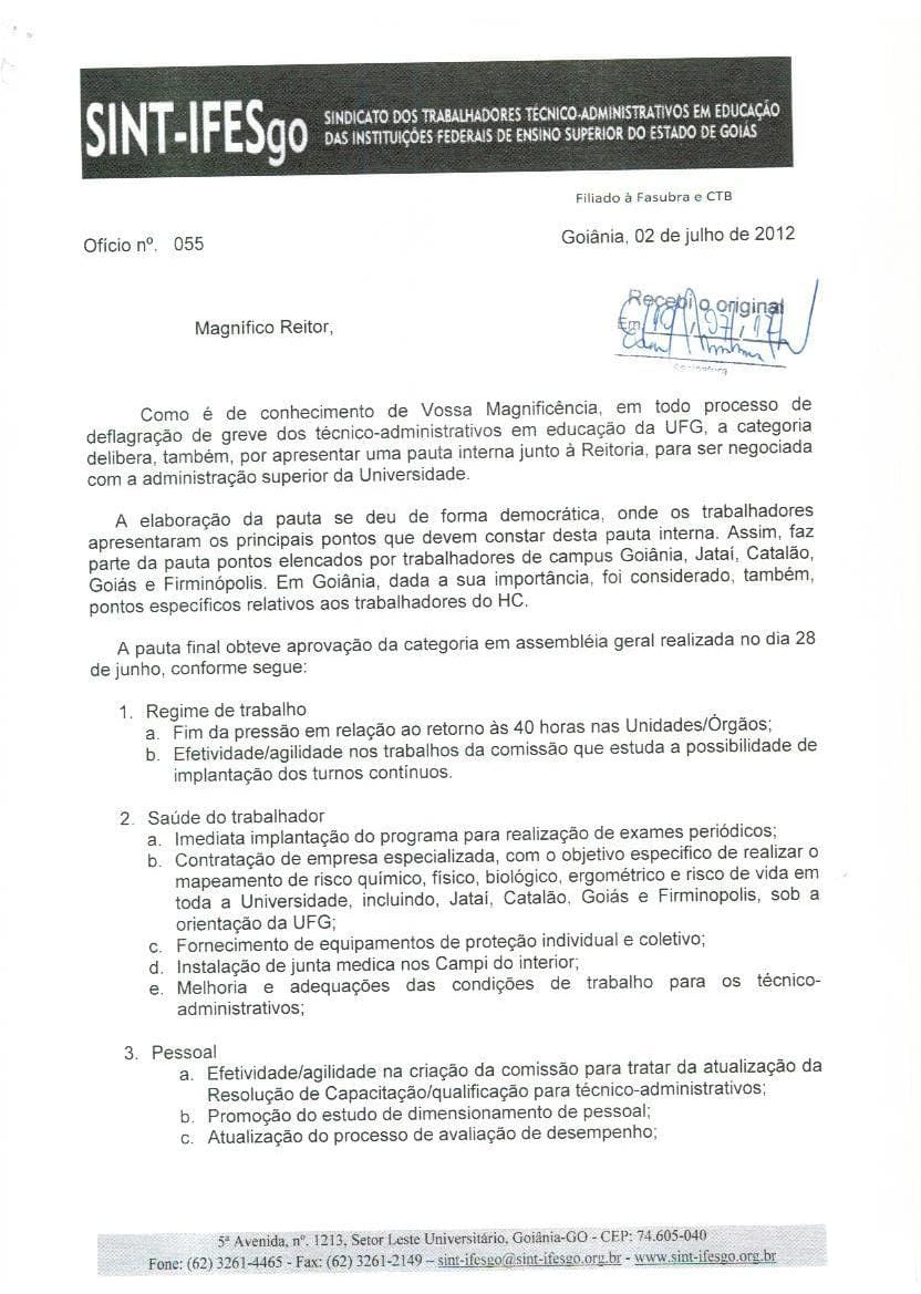 Pauta Interna