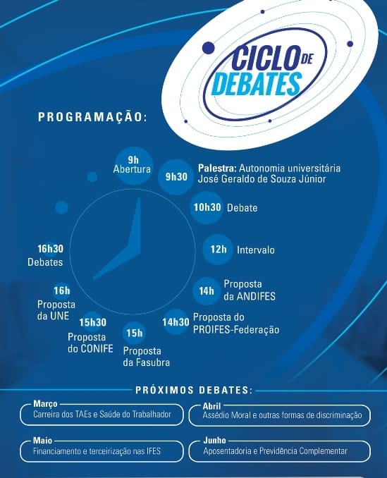 Programação - Ciclo de Debates
