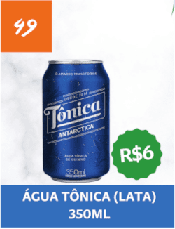 49 - Água Tônica (lata) 350ml - R$ 6,00