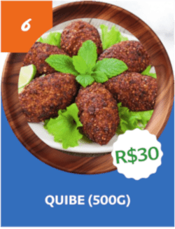 06 - Quibe (500g) - R$30,00