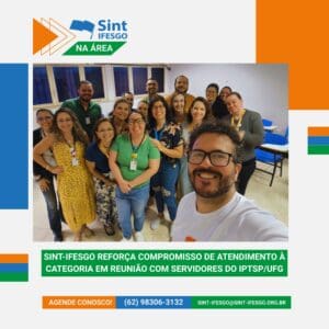 Sint-IFESGO na área visita TAEs do IPTSP/UFG