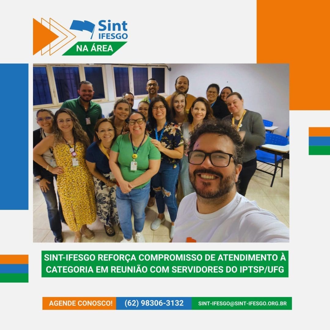 Sint-IFESGO na área visita TAEs do IPTSP/UFG